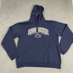 Penn State Hoodie Sz L Navy Nittany Lion Pro Edge Pullover
